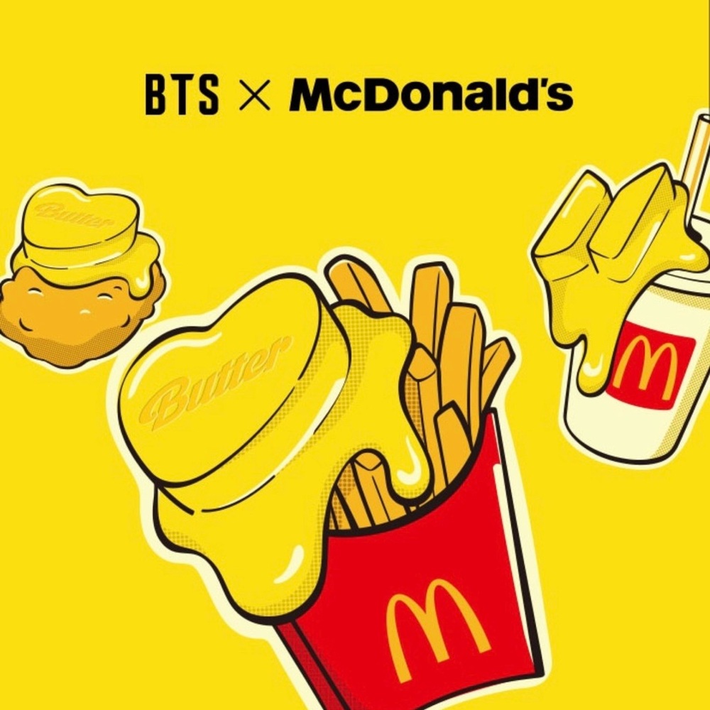 BTS x McDonalds Melting Butter Tote - Retired - Picture 2 of 11